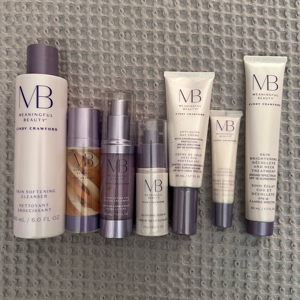 Meaningful Beauty Skincare Collection - 7 Piece Kit Full-size New Sealed